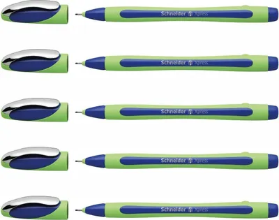Produktbild von Schneider Fineliner Xpress - 5er-Set blau