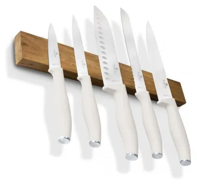 Produktbild von Berlinger Haus Kchenmesser Set BH-2945 mit Akazienholzleiste 5-teilig Edelstahl
