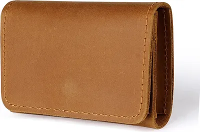 Produktbild von INF Slim Bifold Wallet für Männer, Echtes Leder RFID-Blockierung Front Pocket Wallet Hellbraun
