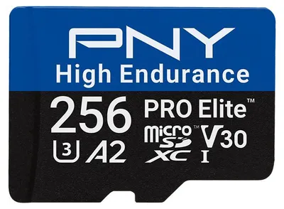 Immagine prodotto di SD MicroSD XC Card 256GB PNY Pro Elite High Endurance