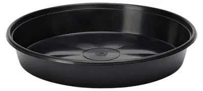 Produktbild von Garronda Blumentopf Untersetzer GD-0026 (1 Stück - Schwarz, ⌀ 18cm H=3,5cm)