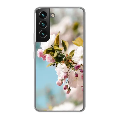 Produktbild von MuchoWow® Handyhülle Schutzhülle Hülle für Samsung Galaxy S22 Blumen - Blüte - Frühling Silikon Softcase Handy Hülle - Mobiltelefonhülle