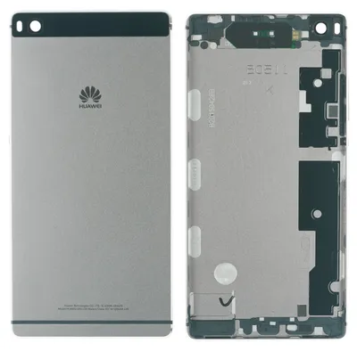 Produktbild von Huawei P8 Backcover + Kameraglas, Schwarz