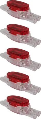 Produktbild von Durchgangsverbinder | U1R | 2-Wege | Gelgefüllt | 0,5-0,9mm² | 5 Stück