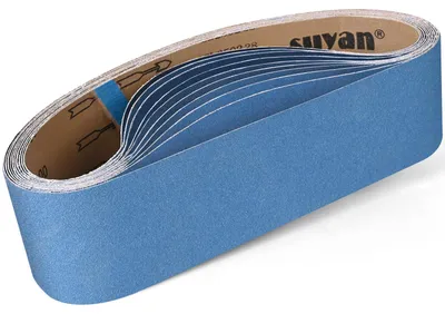 Schleifband 100x915 mm, 10 Stück, Körnung 180, für Metall & Holz