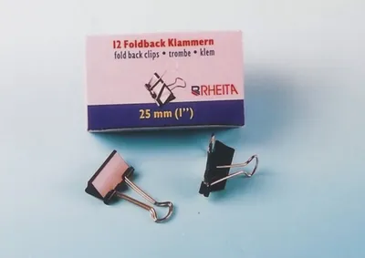 Produktbild von 144 (12x 12) Vielzweckklammern Foldback Klamern 25mm