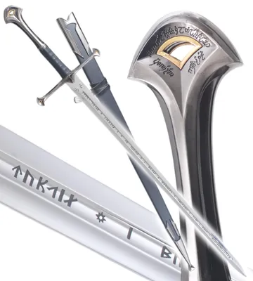 Produktbild von Der Herr der Ringe Aragorn Schwert + Anduril Schwertscheide Dekoration