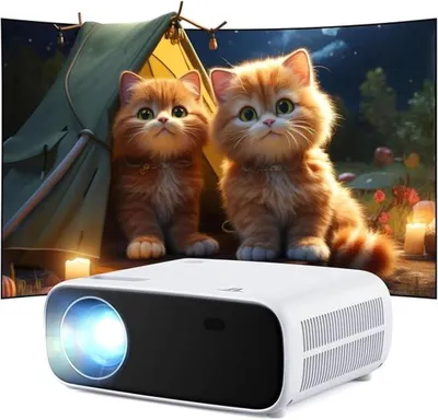 Image de Projecteur 4K sans fil Azomor à haute luminosité et connectivité Bluetooth