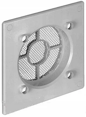 Produktbild von Awenta RWO125sz Ventilationsrahmen mit Flansch Grau Ø125 mm
