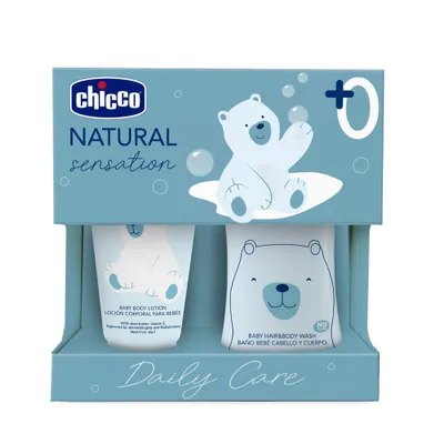 Produktbild von Chicco Natural Sensation Hygiene & Bath Set 2 Pieces