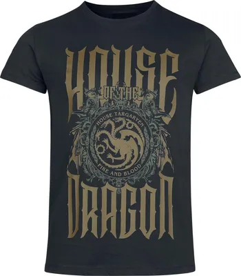 Produktbild von Game Of Thrones T-Shirt Herren House of the Dragon schwarz S