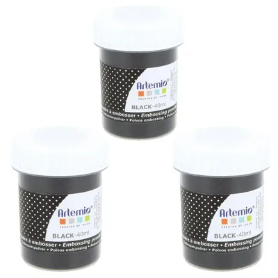 Produktbild von Embossing-Pulver 120 ml - Schwarz
