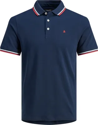 Obrázek produktu pro Pánské polo triko JJEPAULOS Slim Fit 12136668 Navy Blazer, XL