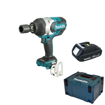 Produktbild von Makita DTW1002Y1J, Schlagschrauber, Blau, 1/2", 1000 Nm, 18 m/s², Akku