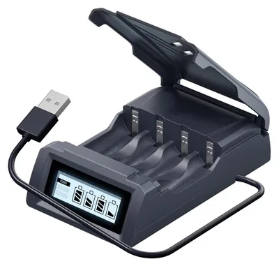 Obrázok produktu pre Nabíjačka AAA pre lítiové a Ni-MH batérie, s rýchlym nabíjaním cez USB-C