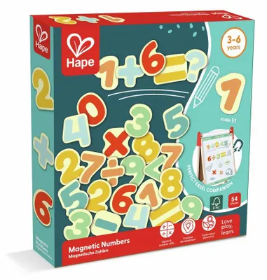 Produktbild von Hape Magnetische Zahlen Durchsichtig  Durchsichtig One Size