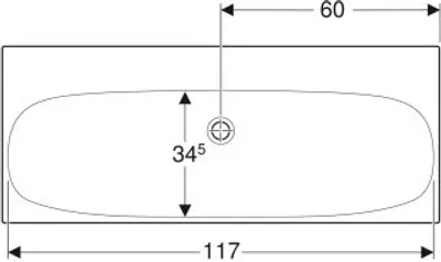 Produktbild von Geberit 501880008 Acanto Waschtisch 120x48cm