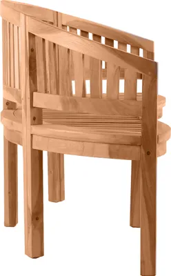 Produktbild von TPFGarden GARTENSITZBANK Teaka 2-sitzer in Bananenform, 150 cm,Teakholz