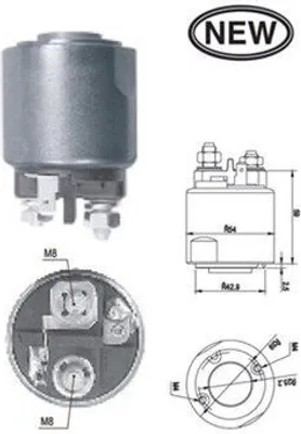 Produktbild von MAGNETI MARELLI 940113050546 Magnetschalter für Starter/Anlasser