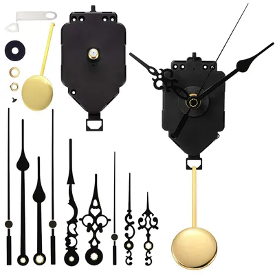 Quarz-Pendelwerk 23 mm mit 3 Zeigersets und Pendel