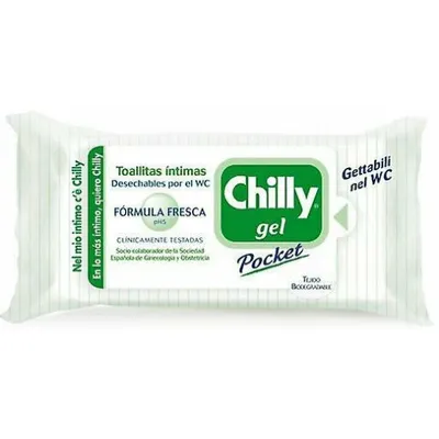 Immagine prodotto di Salviette intime Chilly, formula fresca, Ph5, 12 unità