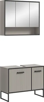 Immagine prodotto di Bagno badkamer 2 delen lichtgrijs, crèmekleurig.