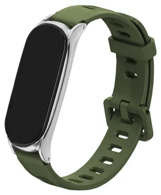 Zdjęcie produktu dla Opaska / pasek z ramką ChronSmarta do smartband'a Xiaomi Mi Band 7 (Zielony)