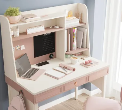 Produktbild von ELEGANCE Schreibtischaufsatz 117x70x28 cm mit USB, Kreidetafel & Ablageflächen