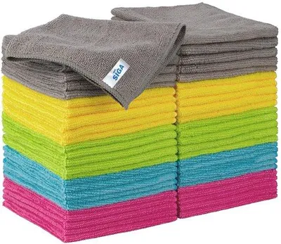 Produktbild von Microfasertuch, 50er Pack, 30 x 30 cm, hochwertige Reinigungstücher