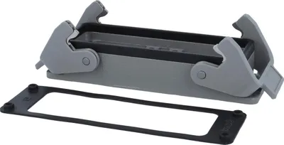 Produktbild von HARTING Han 24B für 2 Einsätze Anbaugehäuse mit 2 Querbügeln 2 Easy Lock Verriegelungsbügel - 1 Stück