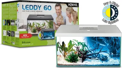 Immagine prodotto di Acquario set LEDDY Day & Night 60 bianco 54 l