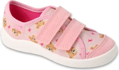 Produktbild von Canvas-Sneaker Befado Tim 772X018 772Y018 rosa mit Teddybären