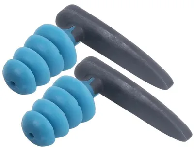 Produktbild von Ohrstöpsel - Schwimmen & Tauchen - Wasserdicht - Weich und Elastisch - Professionell - Blau
