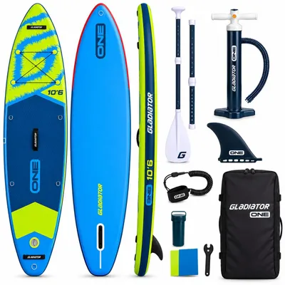 Productafbeelding van Gladiator ONE 10'6 KID Opblaasbaar SUP-board voor kinderen, complete set met peddel (320 cm)