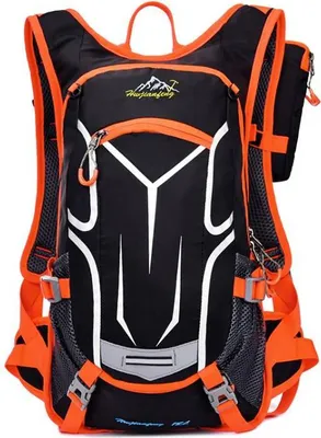 Image de Sac à dos de vélo, de sport, de randonnée et de trekking 18 L, orange