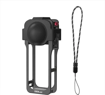 Zdjęcie produktu dla INF Metalowa klatka na kamerę Insta360 X5 - szybkozłączka, podwójna zimna stopka