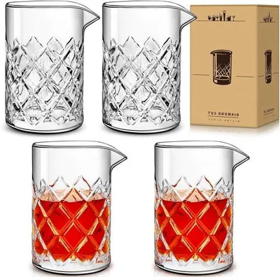 Produktbild von Martini-Glases - Set aus 4 Stücken - Kräuterfarben