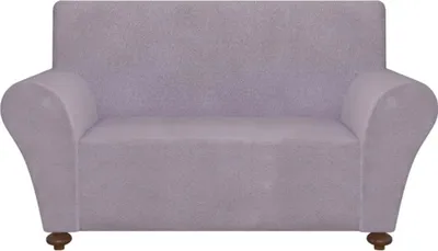 Obrázok produktu pre vidaXL Poťah pohovky Stretch Cover Grey Polyester Jersey