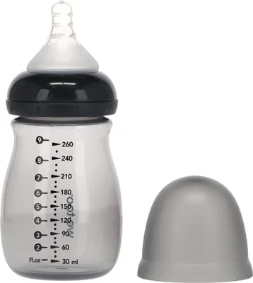 Produktbild von We-Too Flasche PP - 260 ml - Black | Flaschenernährung