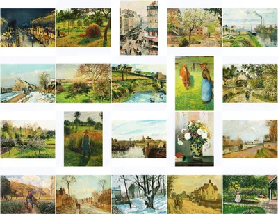 Produktbild von Kunstkarten-Topseller-Set Camille Pissarro