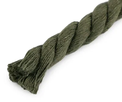 10m Baumwollseil 12 mm dunkelgrün