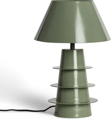 Produktbild von Tischlampe Metall Kadrina Khakigrün