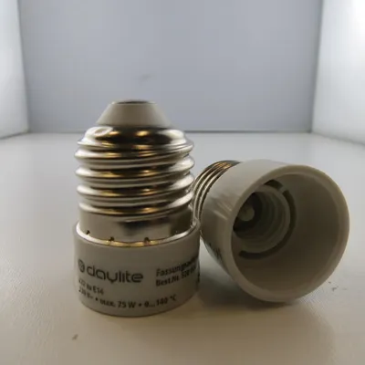 Produktbild von Lampensockel Adapter E27 auf E14 CFL Lampe Sockel Fassung Birne Leuchtmittel