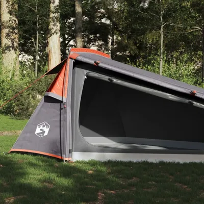 Produktbild von Möbel Campingzelte, Tunnelzelt 2 Personen Grau und Orange Wasserdicht 2024 cloris9933