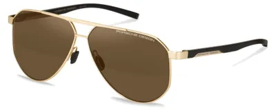 Produktbild von Porsche Design P8983 Gold/black 63/10/145 Herren Sonnenbrillen