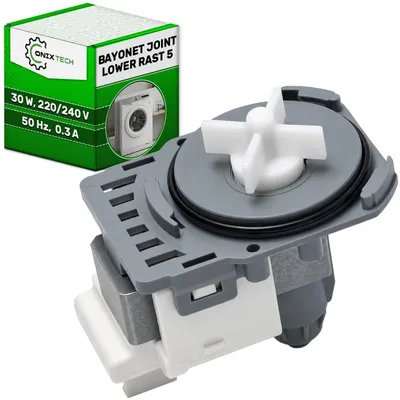 Obrázok produktu pre Univerzálna odčerpávacia pumpa na práčky, 30 W, 220/240 V