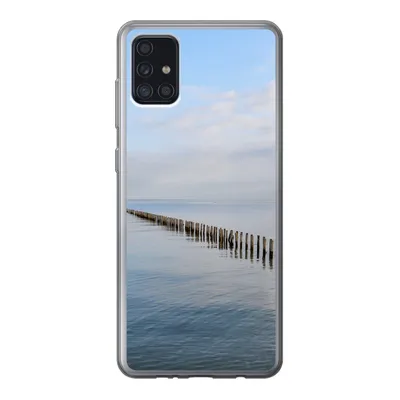 Produktbild von MuchoWow® Handyhülle Schutzhülle Hülle für Samsung Galaxy A52 5G Nordsee - Wolken - Wasser Silikon Softcase Handy Hülle - Umschlag