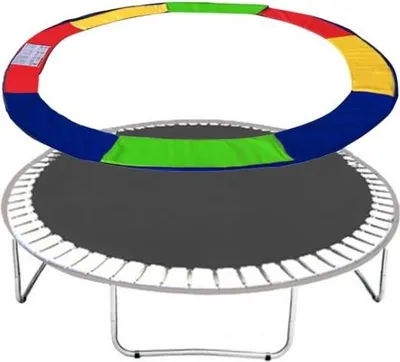Image de Couverture de ressort de trampoline 244-252 cm - 8FT - Multicolore