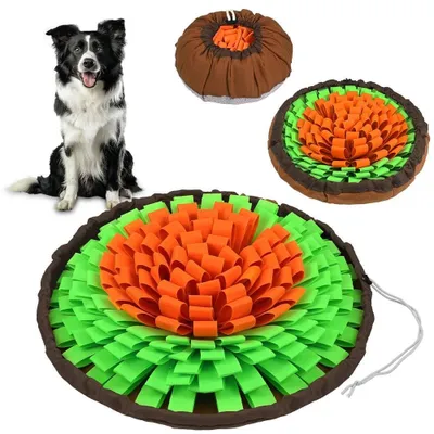 Schnüffelmatte für Hunde, Futterteppich, waschbar, 48 cm