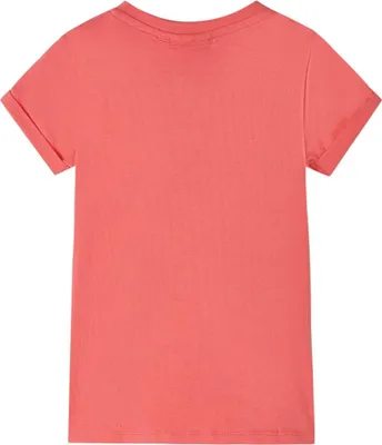 Produktbild von vidaXL Kinder-T-Shirt Korallenrosa 104